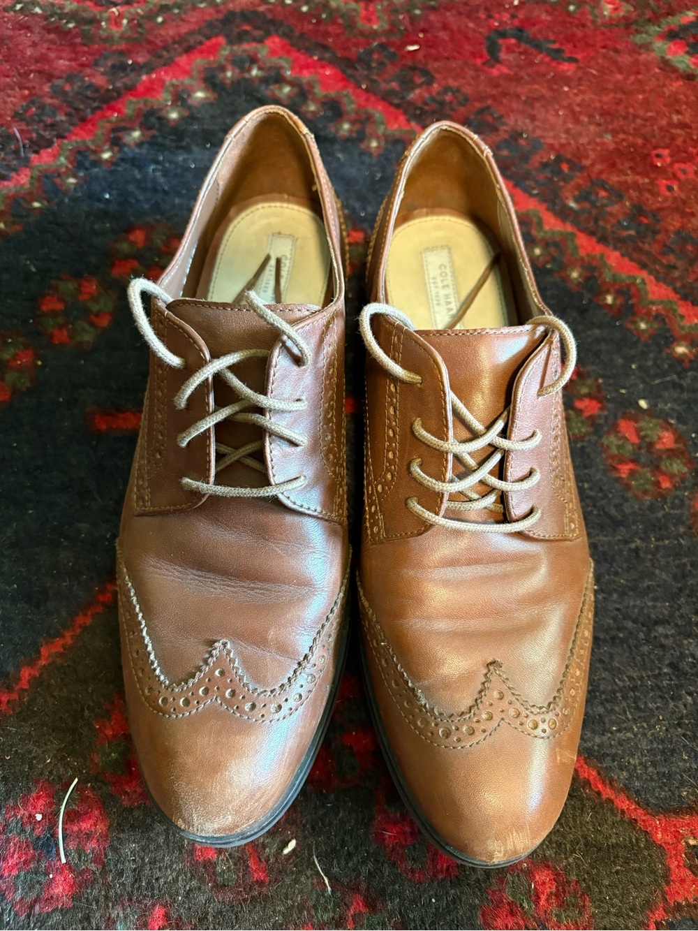 Women’s Cole Haan Brown Leather Oxford Shoes